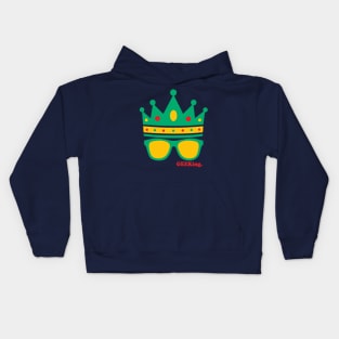 Triple Crown & Specs (Green, Gold, Red) Kids Hoodie